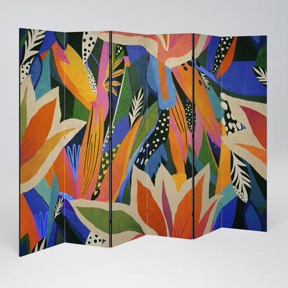 RAMPANT VEGETATION Divisorio decorativo per ambienti a 6 pannelli