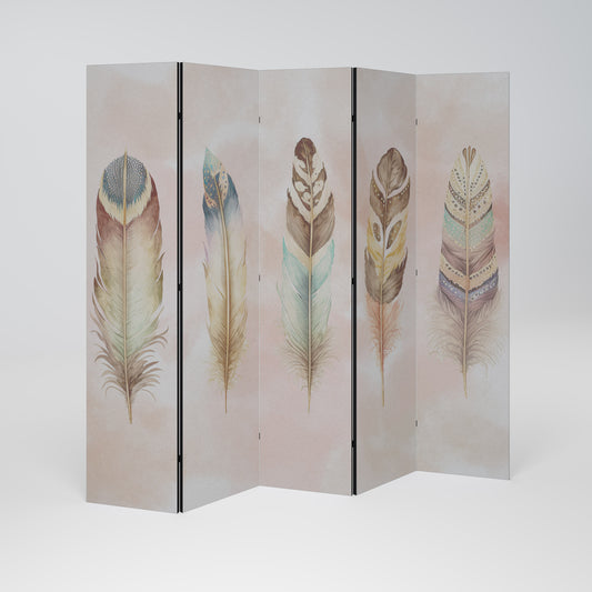 THE DELIQUESCE Decorative 5-Panel Room Divider