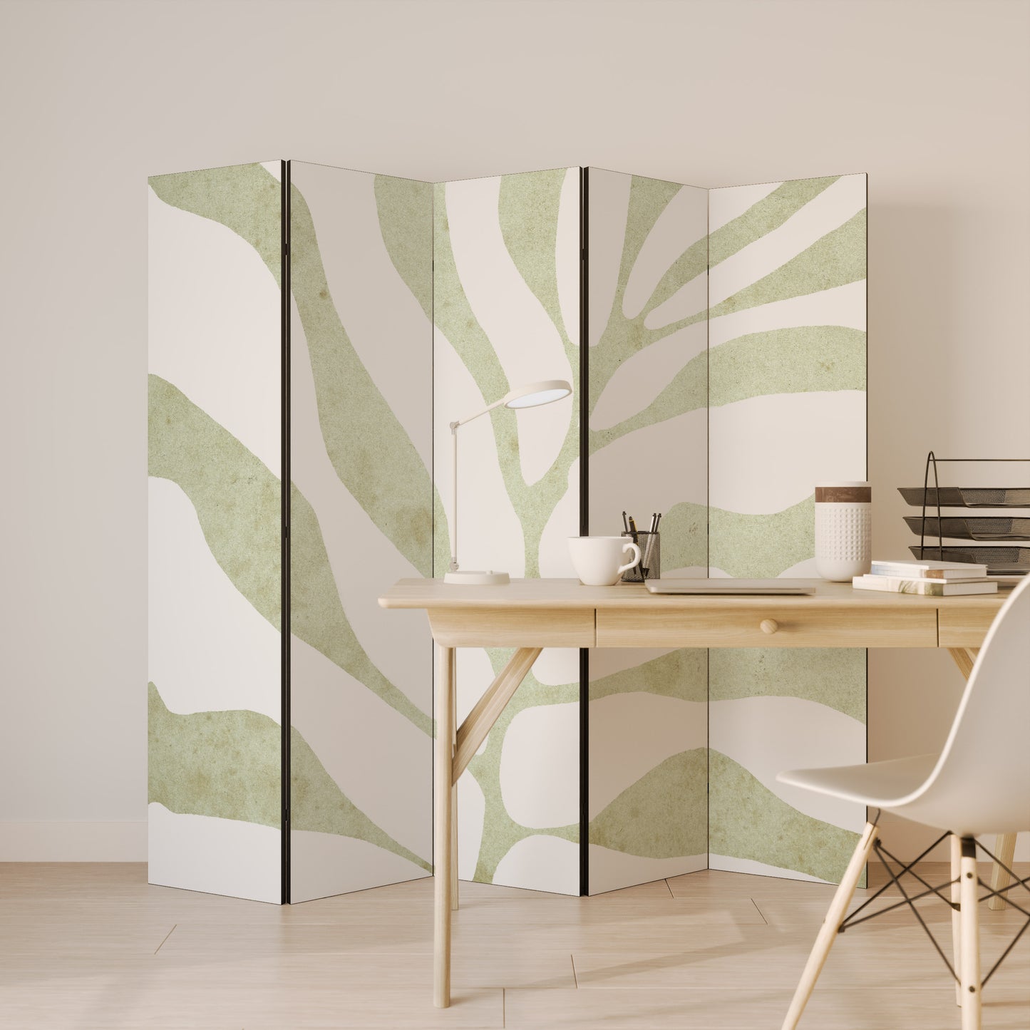 BOTANICAL SPARK Decorative 5-Panel Room Divider