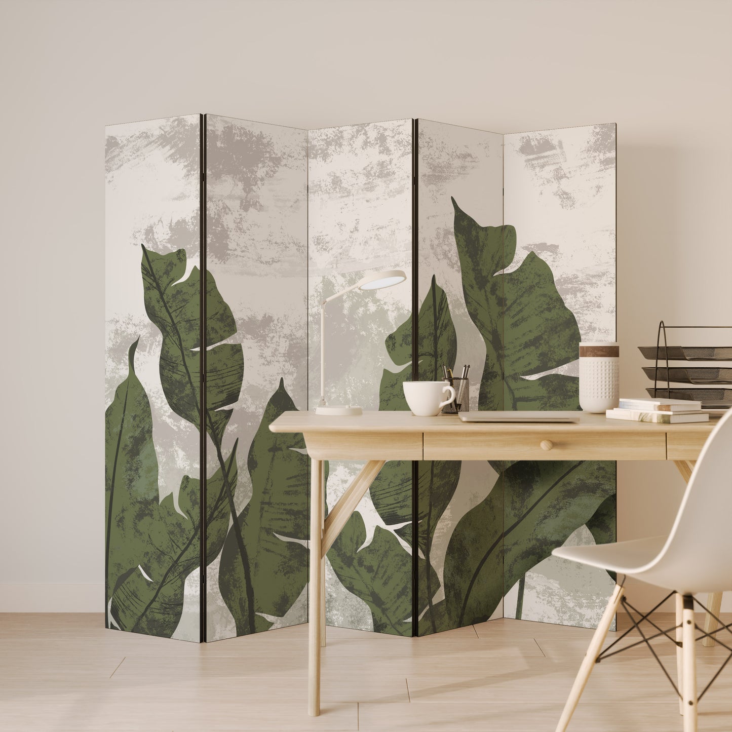LEAF ECHO Decorative 5-Panel Room Divider