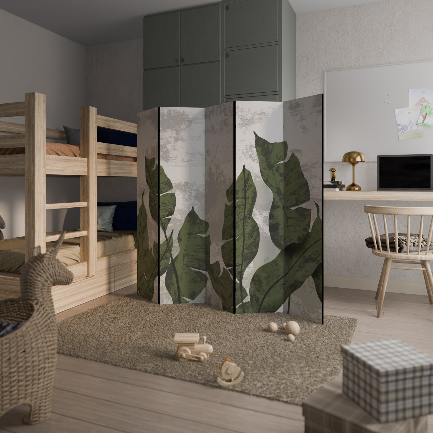 LEAF ECHO Decorative 5-Panel Room Divider