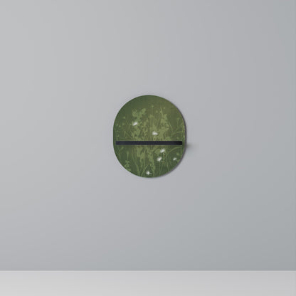 DANDELION HOLD Mensola Ovale Decorativa con Finitura Nera