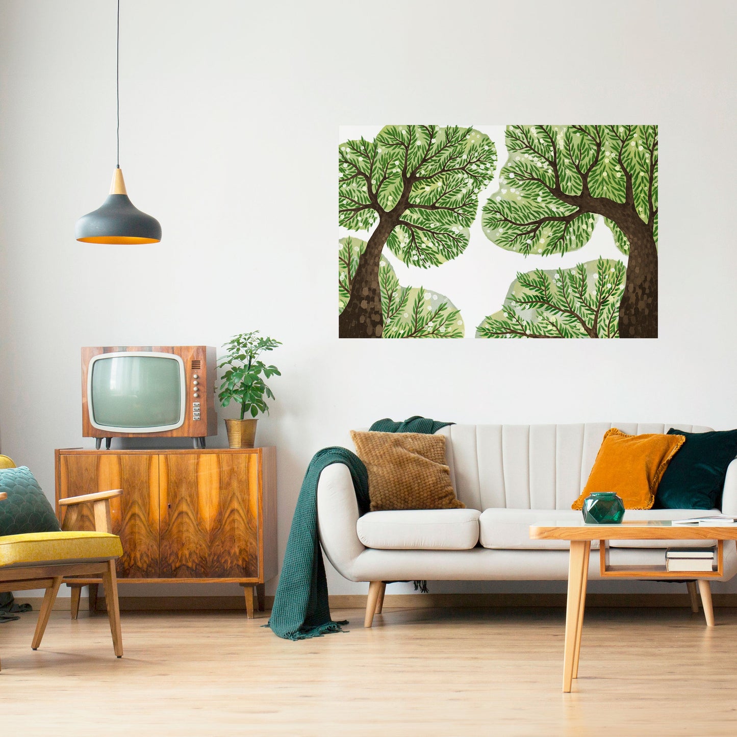 WILDERNESS DASH Peel and Stick Horizontal Poster