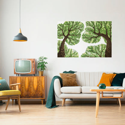 WILDERNESS DASH Peel and Stick Horizontal Poster