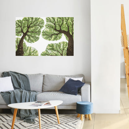 WILDERNESS DASH Peel and Stick Horizontal Poster