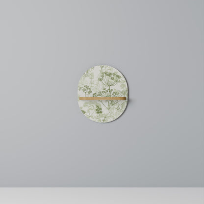 FENNEL BALDACHIN Mensola Ovale Decorativa in Effetto Rovere