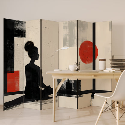 RED SUNSATION Divisorio decorativo per ambienti a 6 pannelli