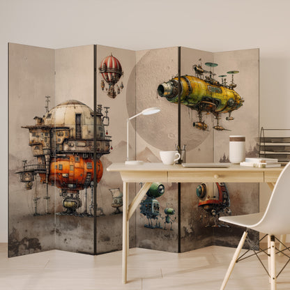 MACHINARIUM MACHINES Divisorio decorativo per ambienti a 6 pannelli