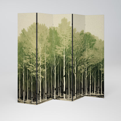 UNKNOWN NATURE Decorative 5-Panel Room Divider