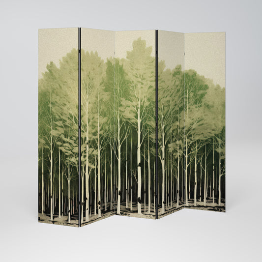 UNKNOWN NATURE Decorative 5-Panel Room Divider