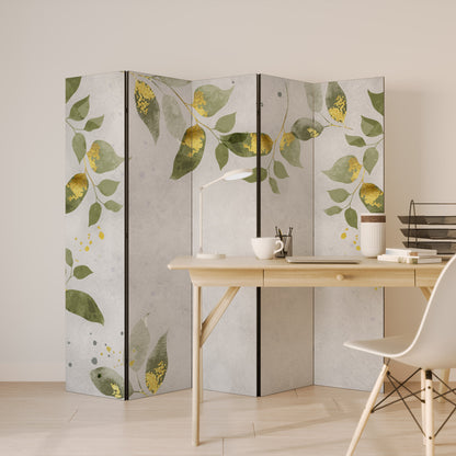 ELEGANT BOTANICS Decorative 5-Panel Room Divider