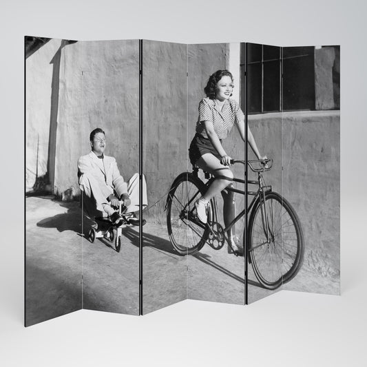 HAPPY JOURNEY Divisorio decorativo per ambienti a 6 pannelli