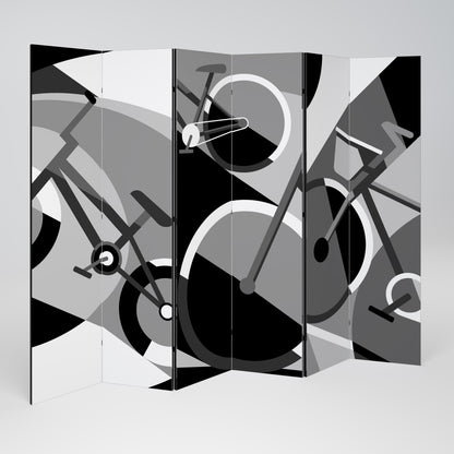 BIKE ENERGY Divisorio decorativo per ambienti a 6 pannelli