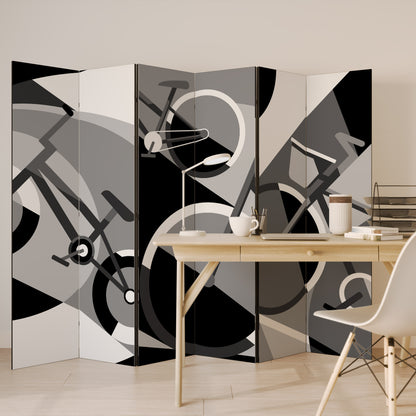 BIKE ENERGY Divisorio decorativo per ambienti a 6 pannelli