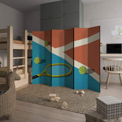 TENNIS ESSENTIALS Divisorio decorativo per ambienti a 6 pannelli