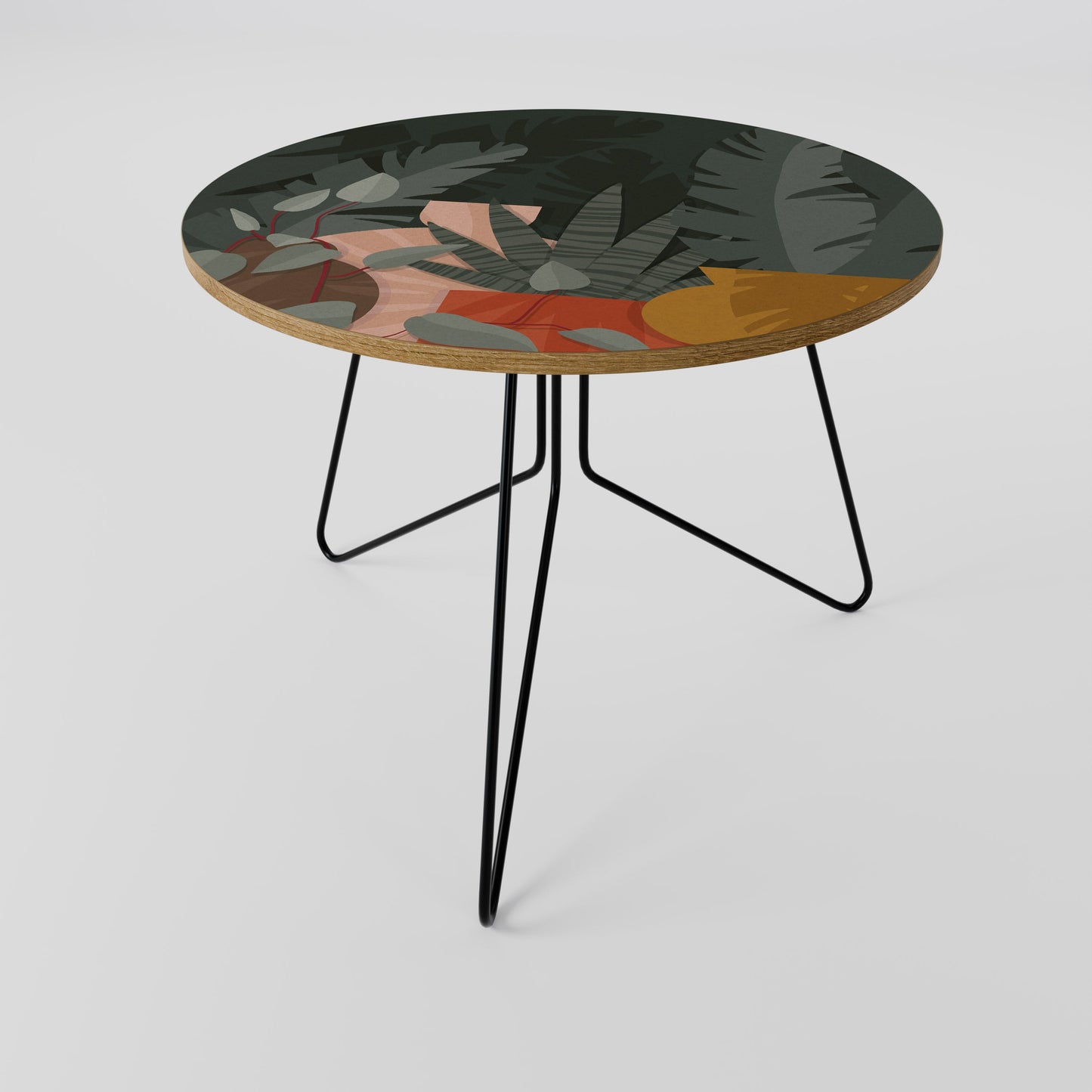 TROPICAL COMPOSITION Tavolino da Caffè Ø69