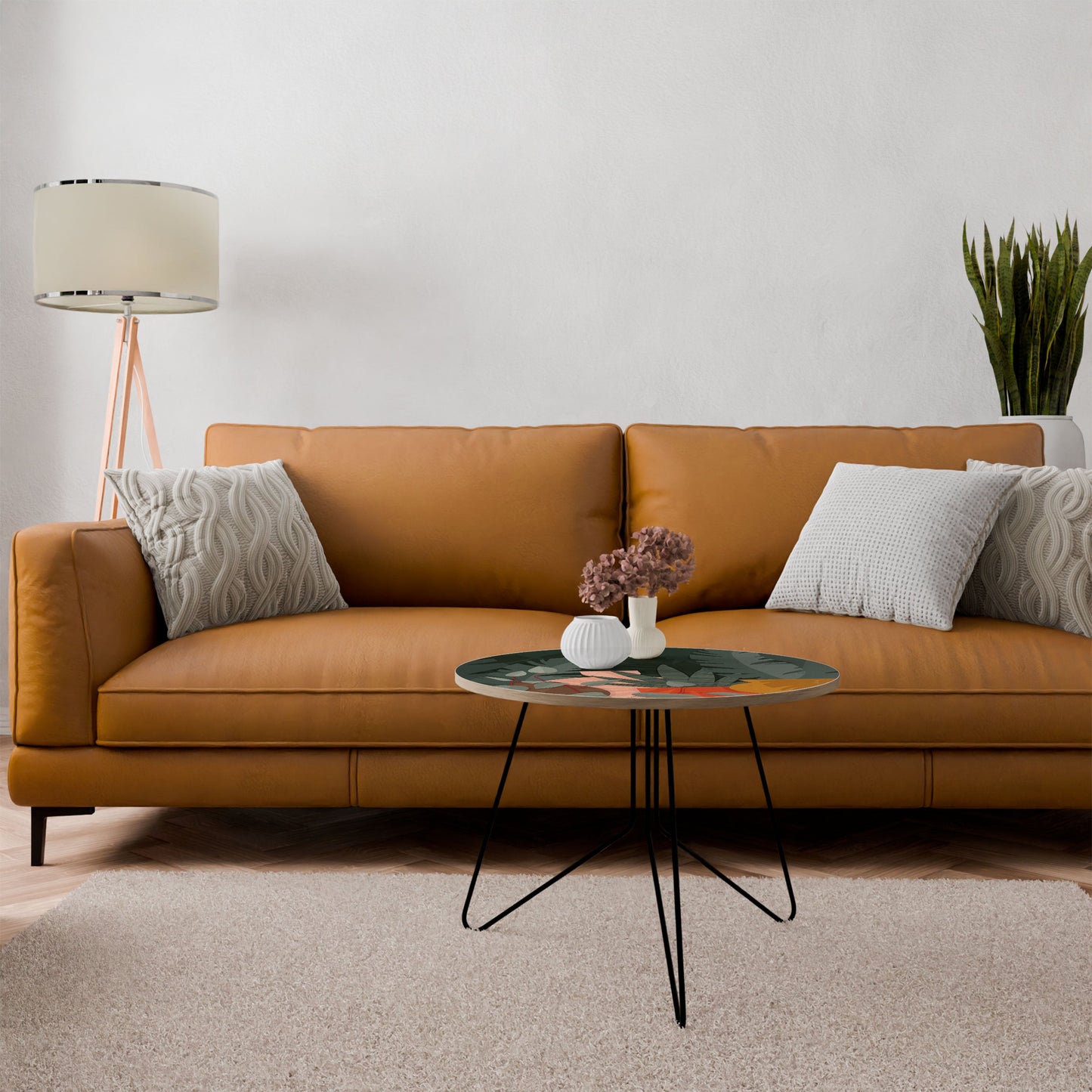 TROPICAL COMPOSITION Large Coffee Table