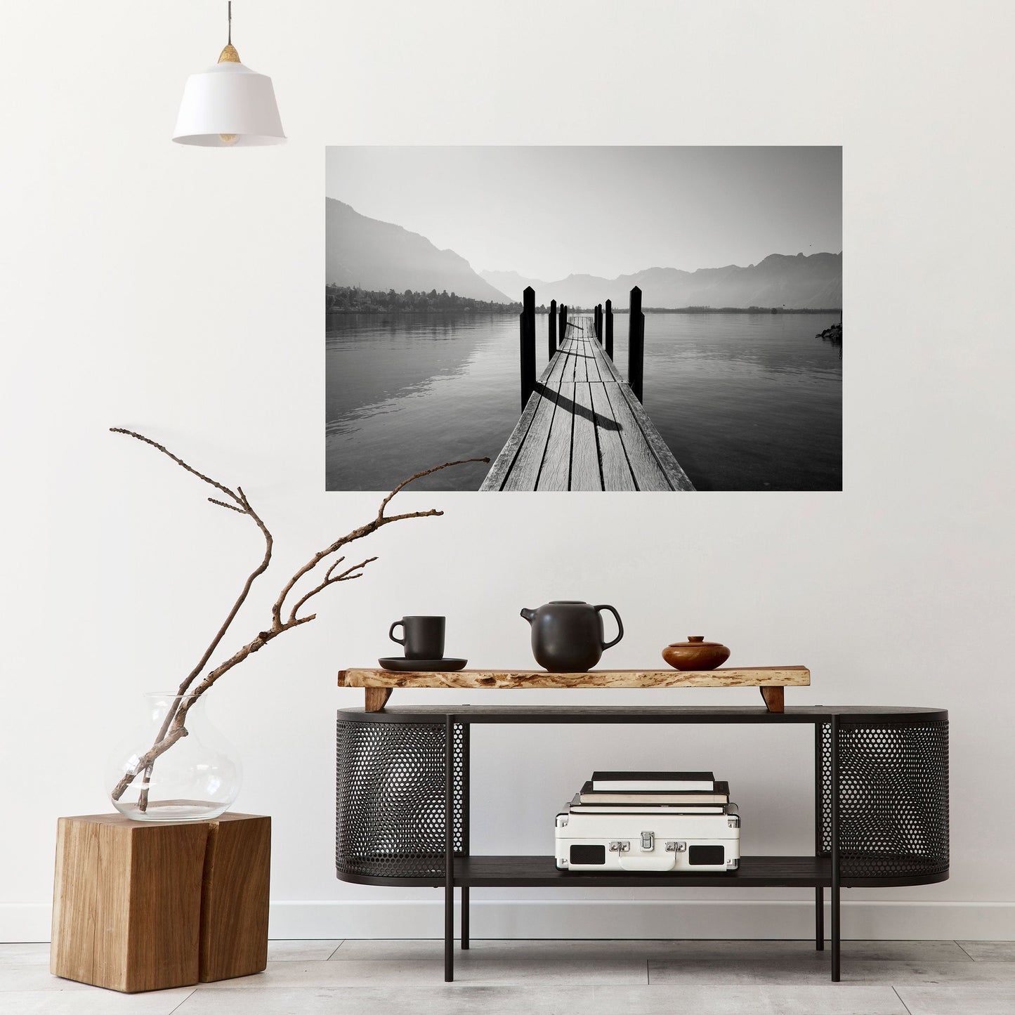 WALK INTO THE DEEP Peel and Stick Horizontal Poster