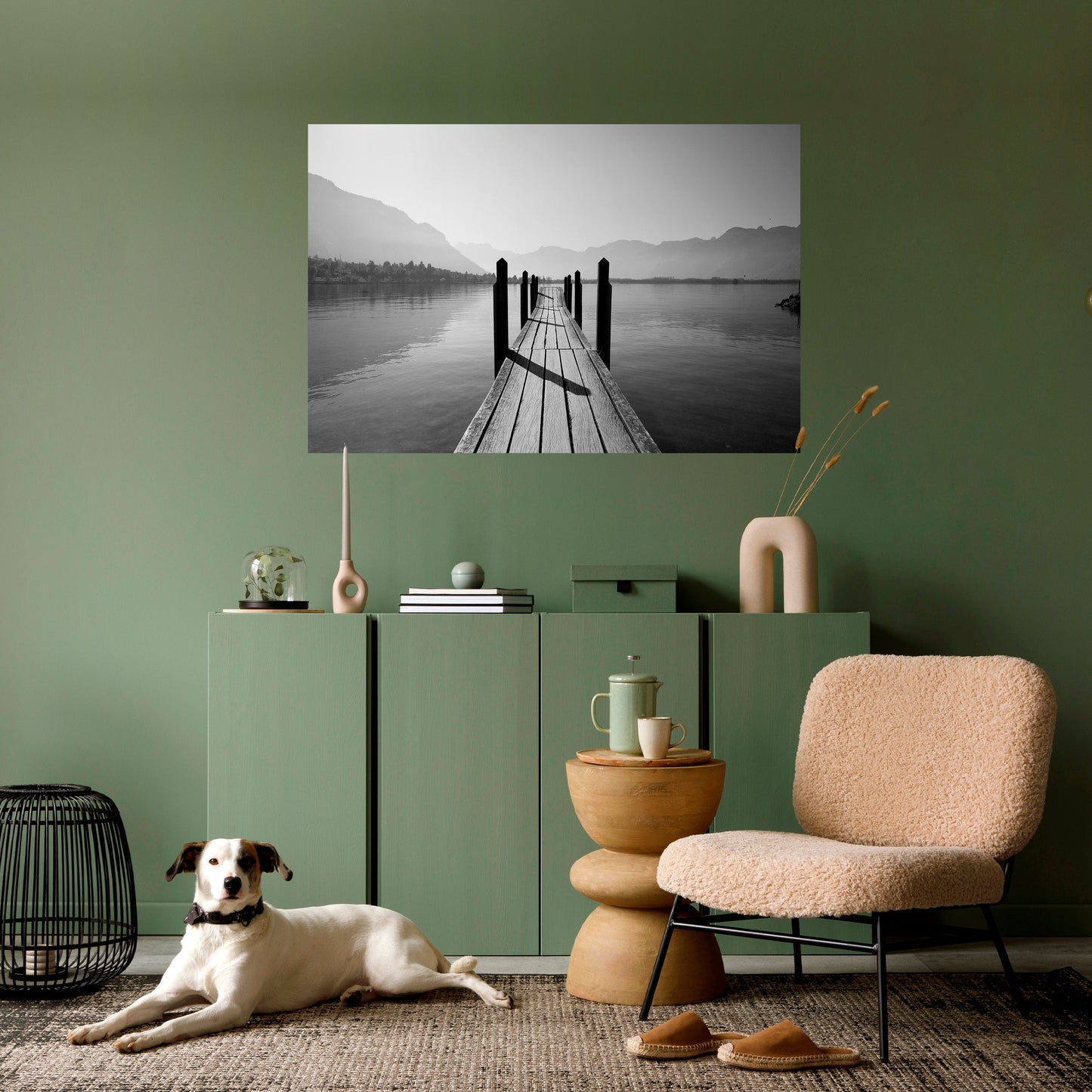 WALK INTO THE DEEP Peel and Stick Horizontal Poster
