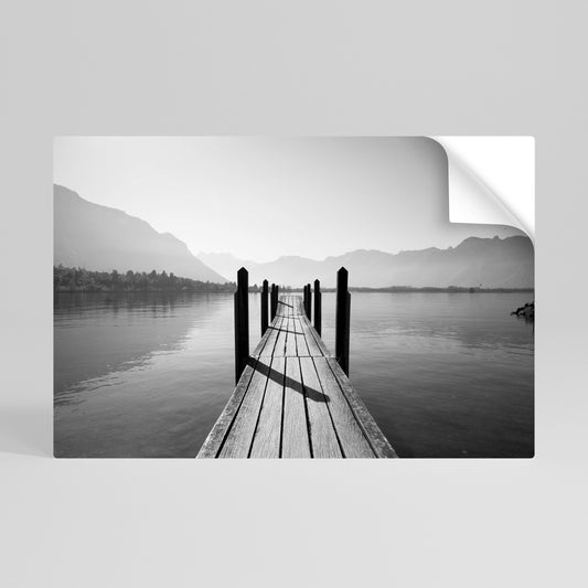 WALK INTO THE DEEP Peel and Stick Horizontal Poster