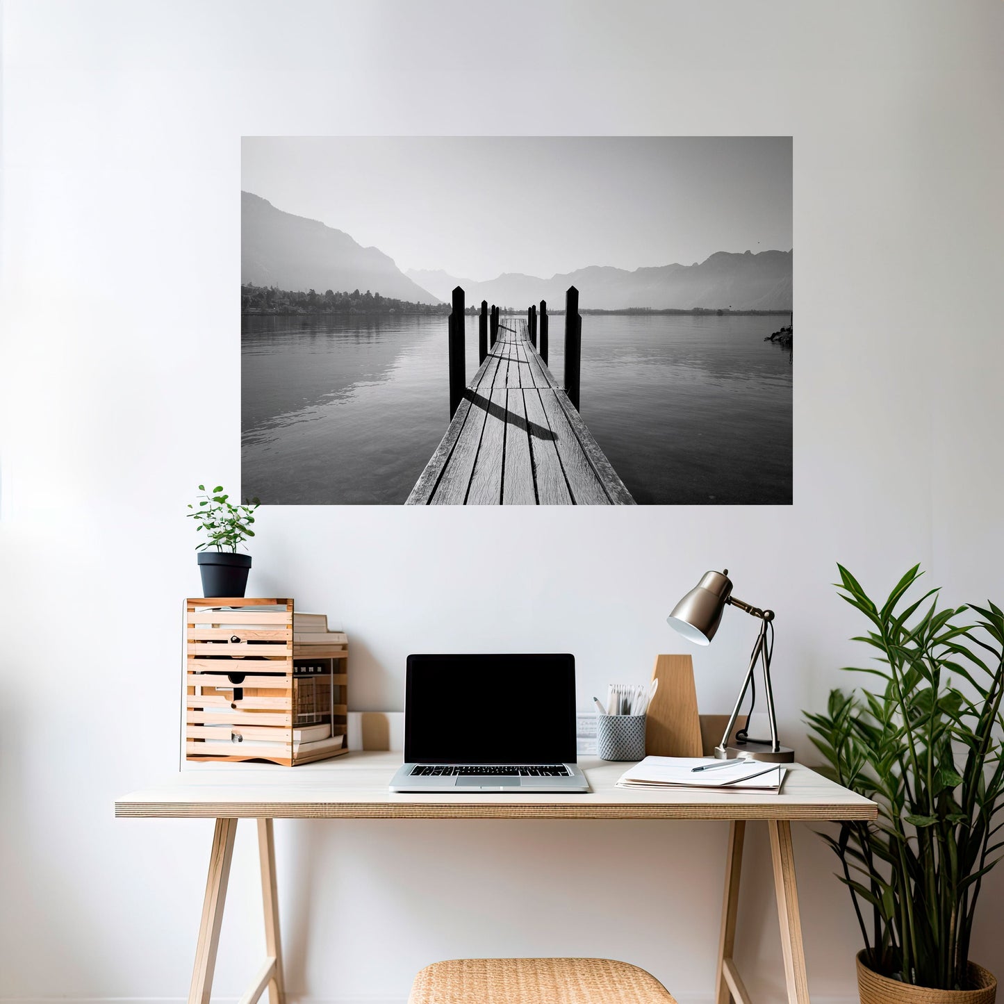 WALK INTO THE DEEP Peel and Stick Horizontal Poster