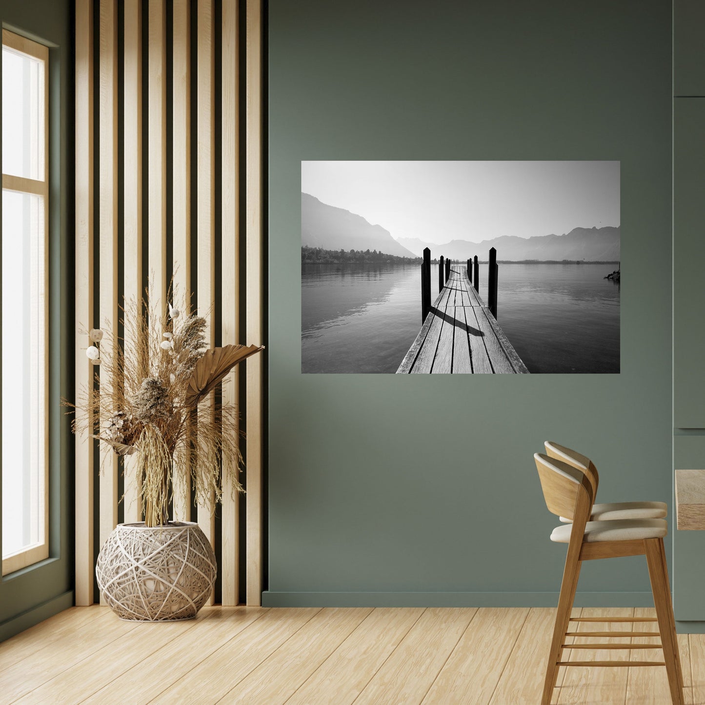 WALK INTO THE DEEP Peel and Stick Horizontal Poster