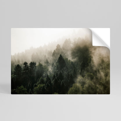 Poster orizzontale staccabile e attaccabile MISTY HIGHLANDS
