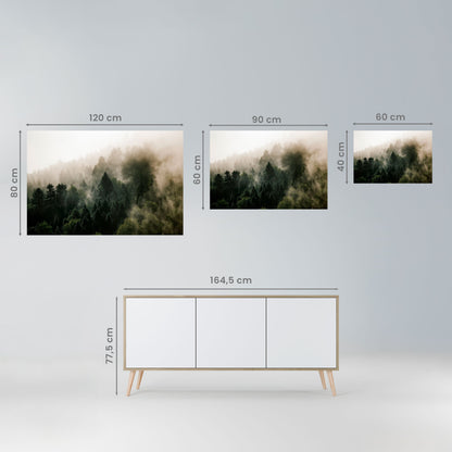 Poster orizzontale staccabile e attaccabile MISTY HIGHLANDS