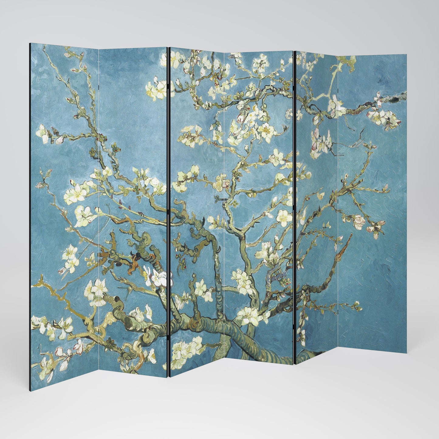 ALMOND BLOSSOM - Divisorio decorativo per ambienti a 6 pannelli