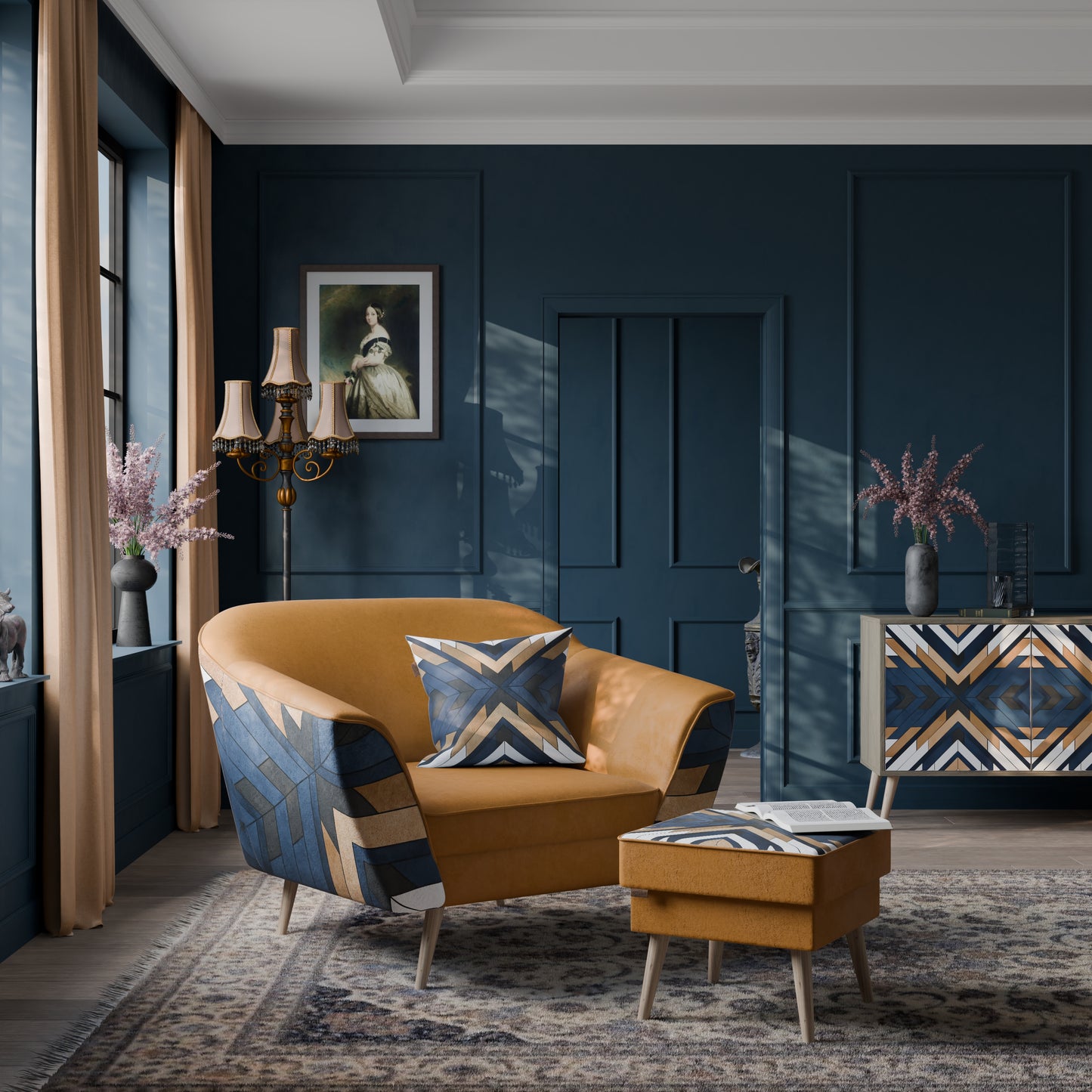 ARTFUL GEOMETRY AURORA Poltrona