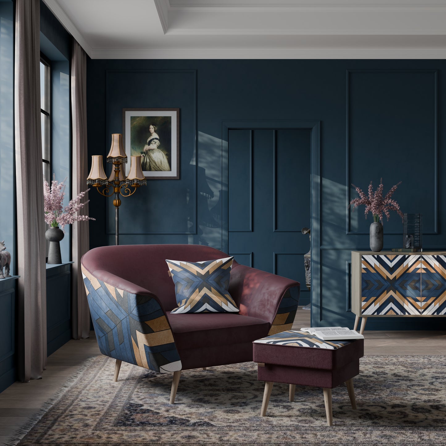 ARTFUL GEOMETRY AURORA Poltrona