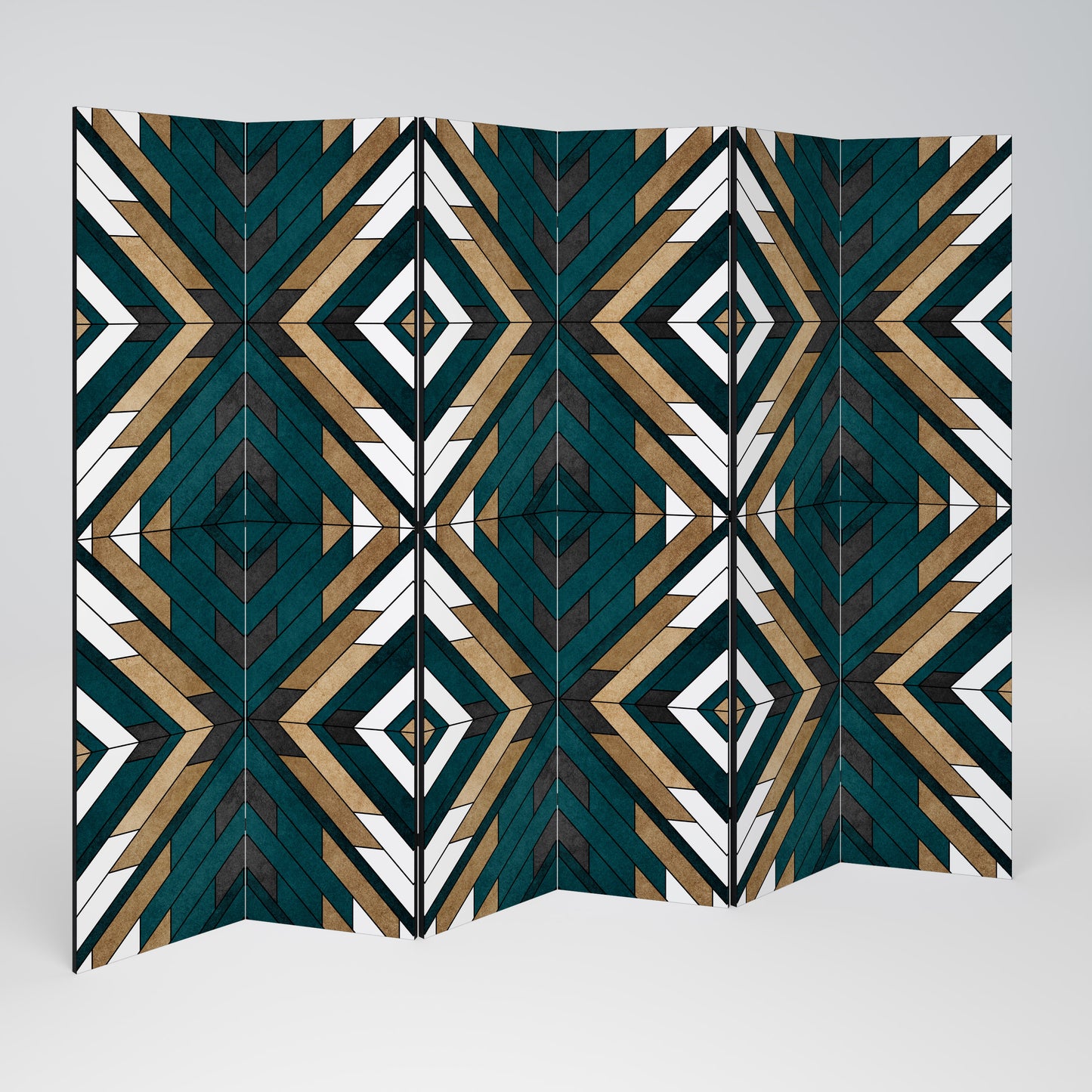 GEOMETRIA ARTISTICA Divisorio decorativo per ambienti a 6 pannelli
