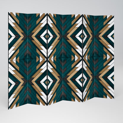 GEOMETRIA ARTISTICA Divisorio decorativo per ambienti a 6 pannelli