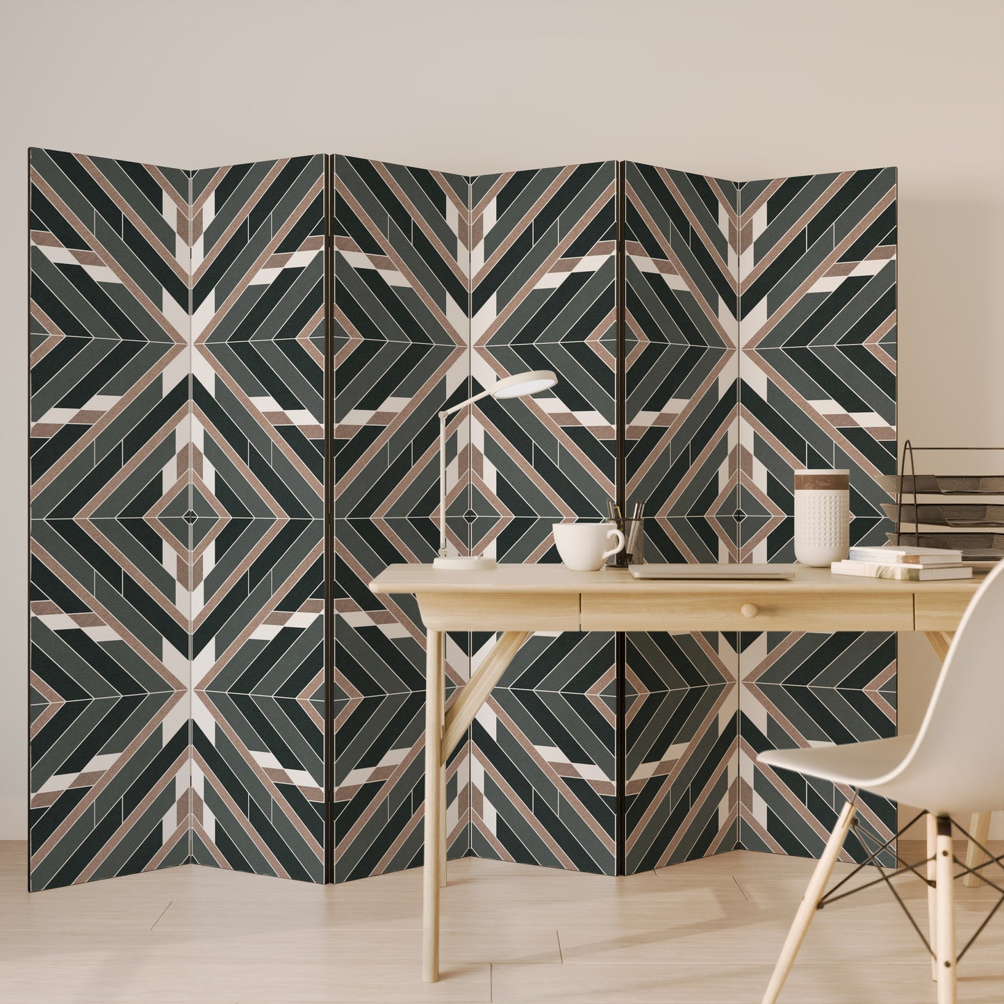 DIMENSION DELIGHTS Divisorio decorativo per ambienti a 6 pannelli