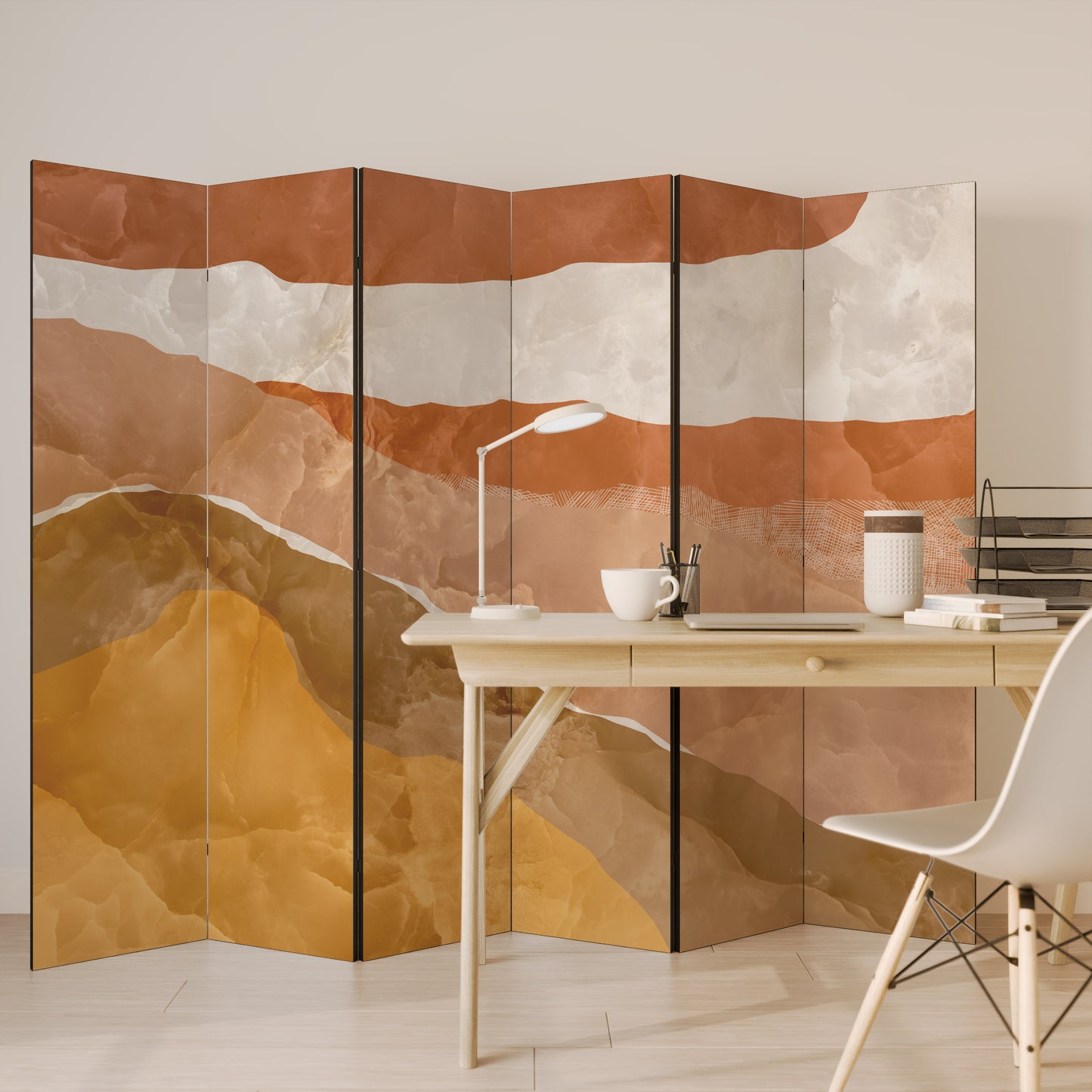 SANDHILLS SPLENDOUR Divisorio decorativo per ambienti a 6 pannelli