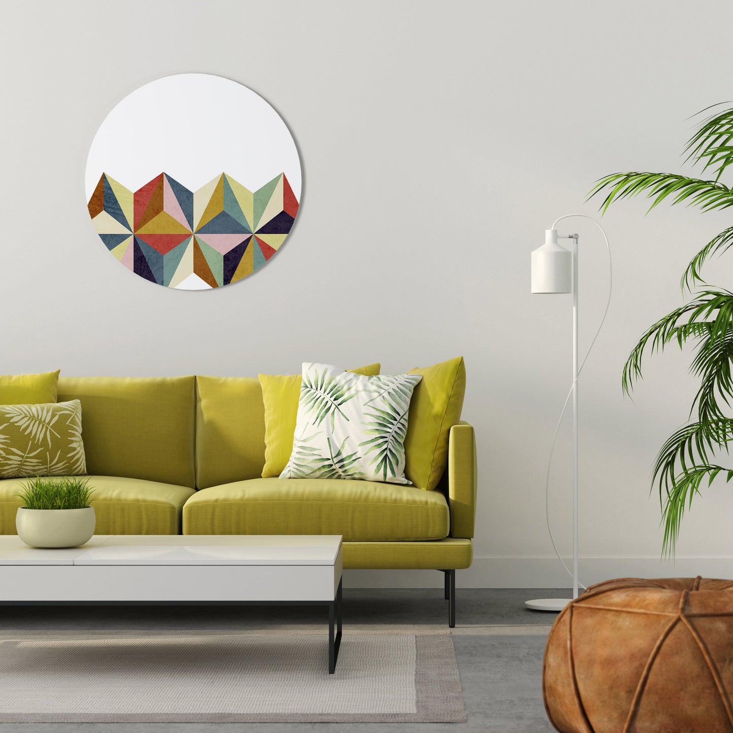 TESSELATE TREASURES Round Wall Art