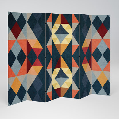 CRACKED ILLUSION Divisorio decorativo per ambienti a 6 pannelli