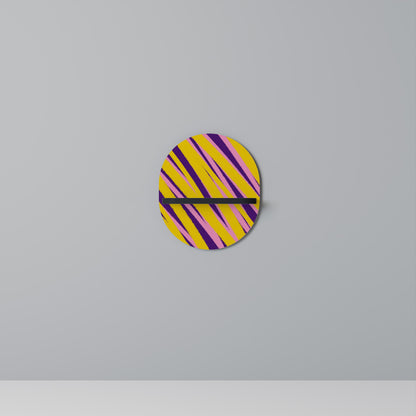 DREAMS COME TRUE Oval Art Shelf In Black Finish