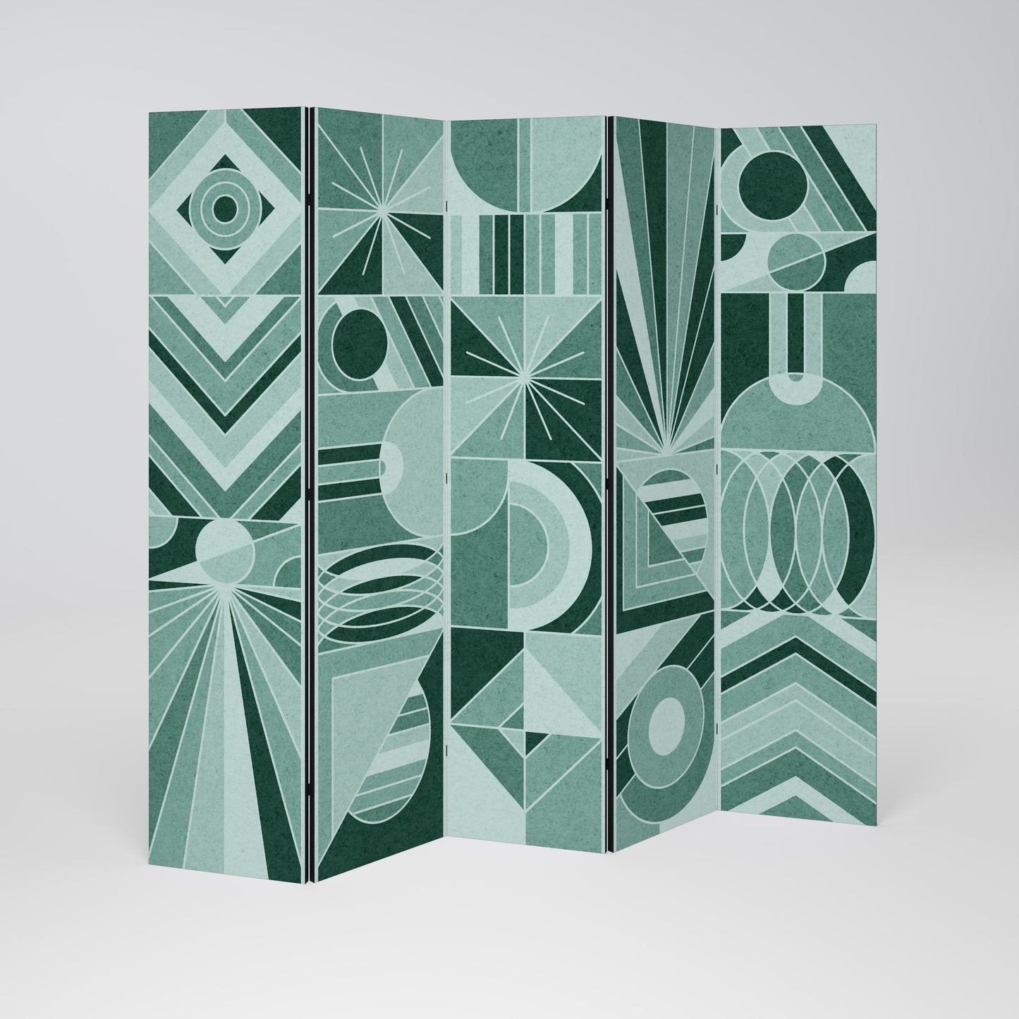 HARMONIC GRID Decorative 5-Panel Room Divider