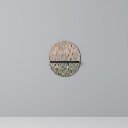 BUILDING THE FUTURE Oval Art Shelf In Black Finish