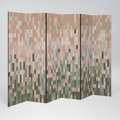 COSTRUIRE IL FUTURO Divisorio decorativo per ambienti a 6 pannelli