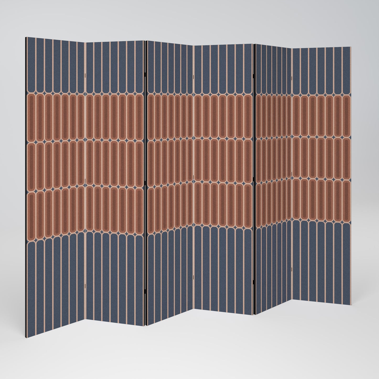 HYPNOTIC GATE - Divisorio decorativo per ambienti a 6 pannelli