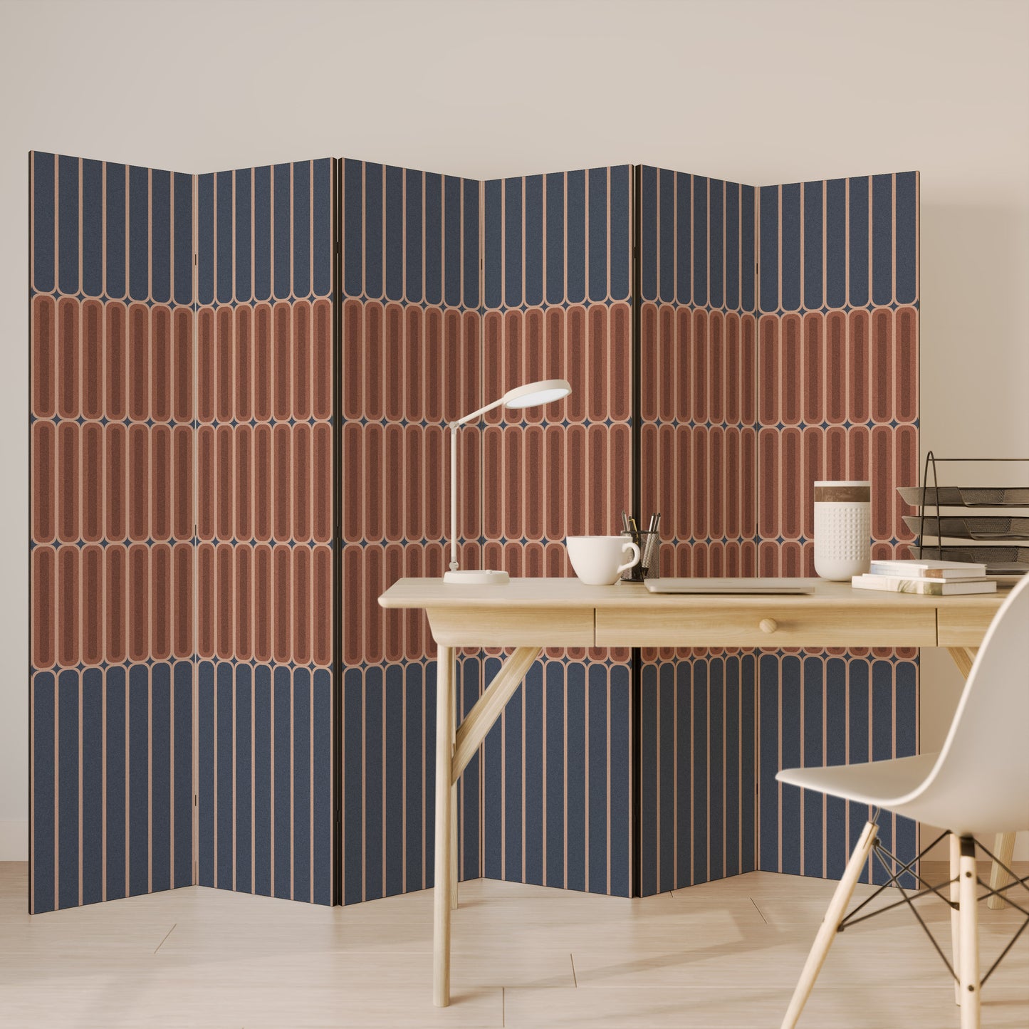 HYPNOTIC GATE - Divisorio decorativo per ambienti a 6 pannelli