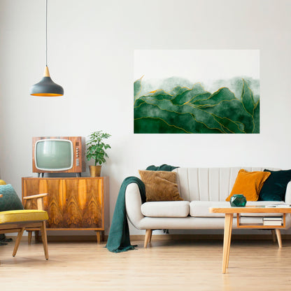 EXPENSIVE NATURE Peel and Stick Horizontal Poster