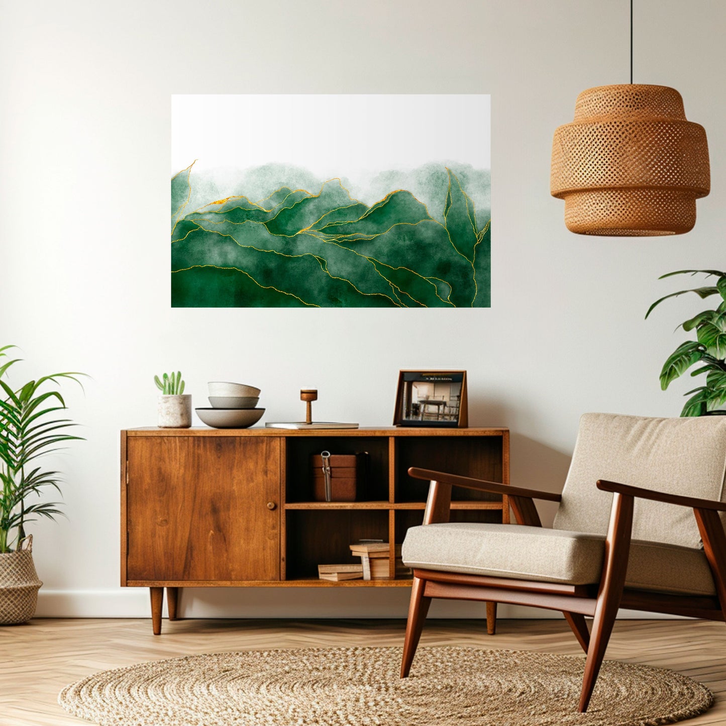 EXPENSIVE NATURE Peel and Stick Horizontal Poster