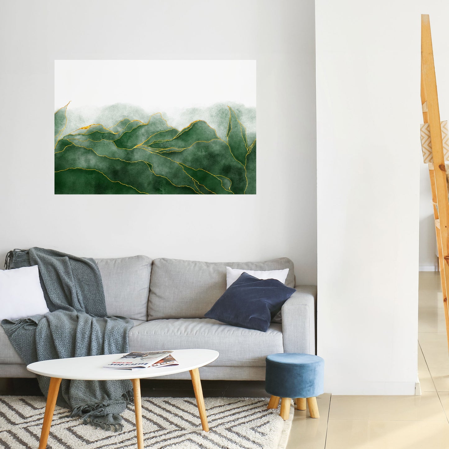 EXPENSIVE NATURE Peel and Stick Horizontal Poster