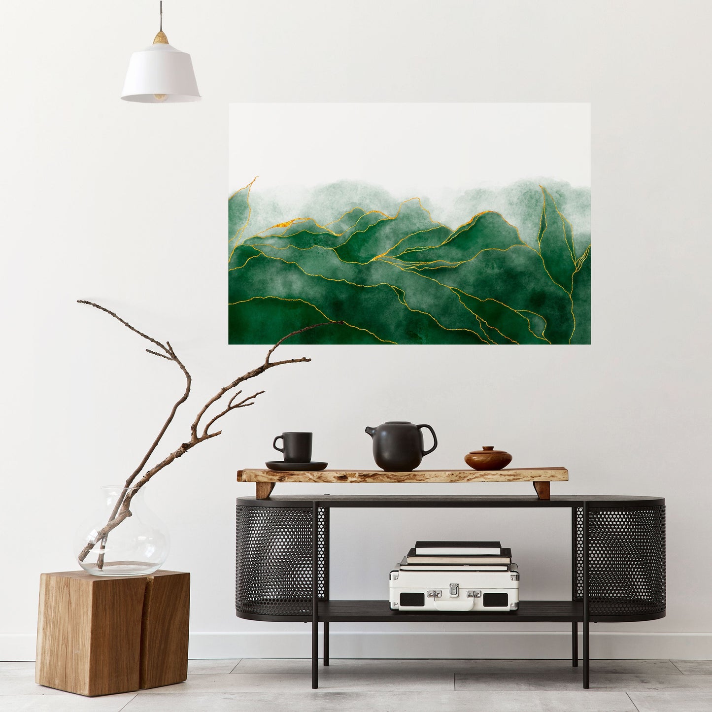 EXPENSIVE NATURE Peel and Stick Horizontal Poster