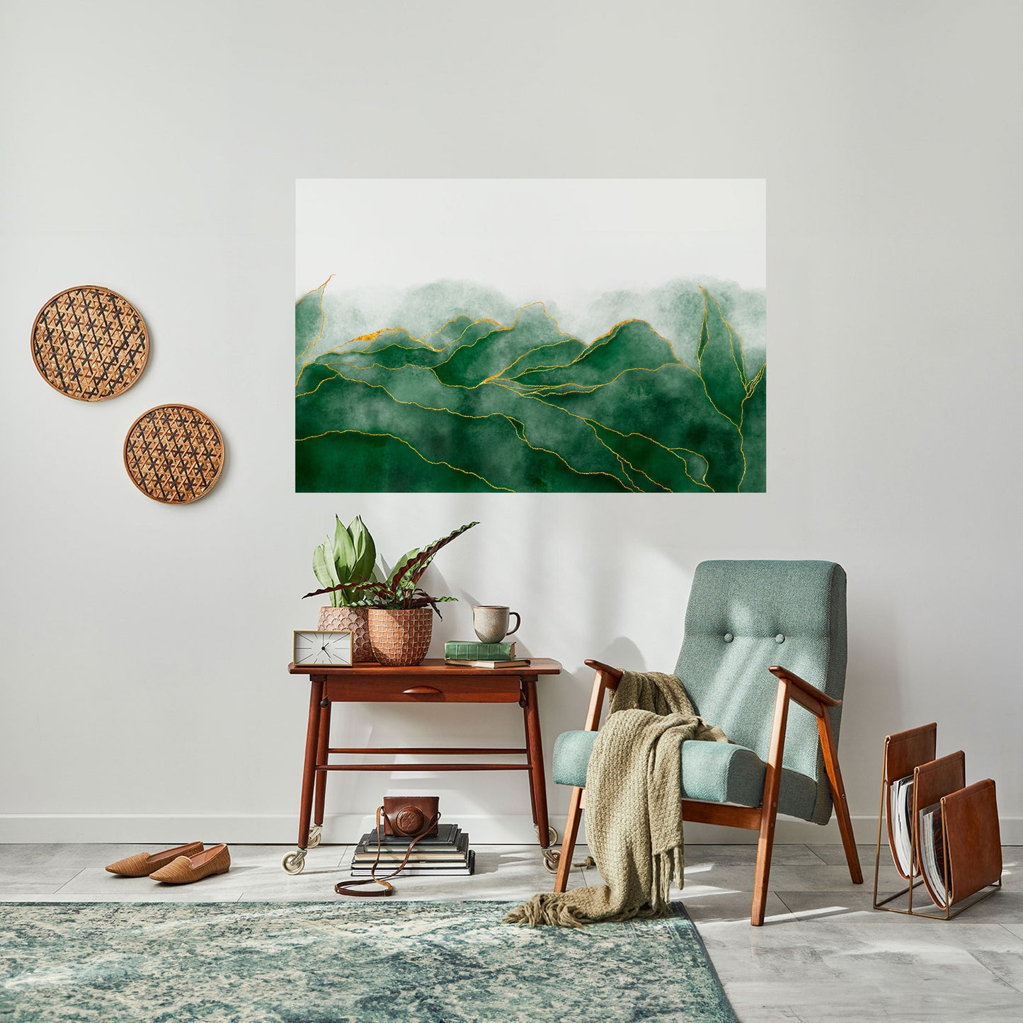 EXPENSIVE NATURE Peel and Stick Horizontal Poster