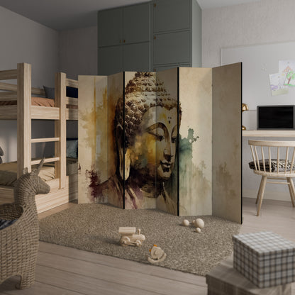 TRANQUIL BUDDHA WHISPERS - Divisorio decorativo per ambienti a 6 pannelli