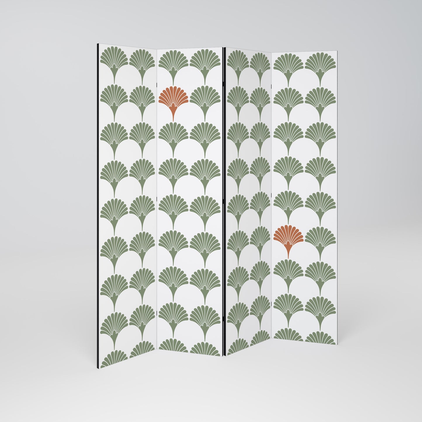 VIVID VALOR Decorative 4-Panel Room Divider